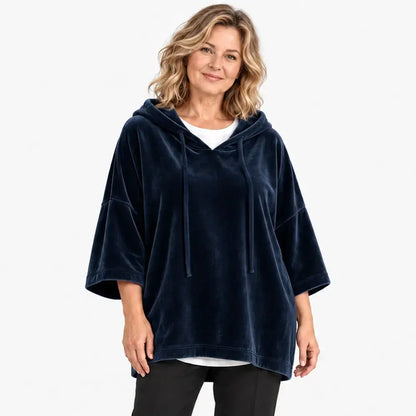 【S–5XL】Laisvo kirpimo džemperis su gobtuvu ir tampriais rankogaliais (2026 m. rudens / žiemos sezonui)