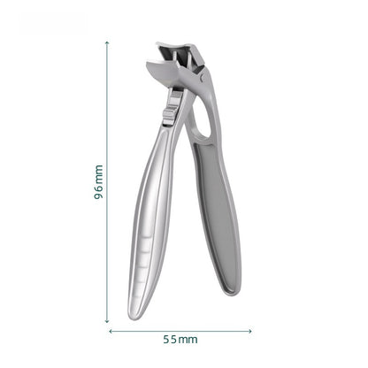 🔥Cortaúñas curvo de acero inoxidable: ergonómico y fácil de usar para personas mayores