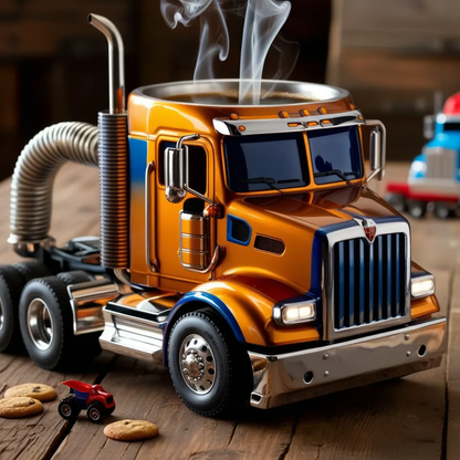 🚛Una taza única con forma de camión: ¡el regalo perfecto para los amantes del café y los camiones!