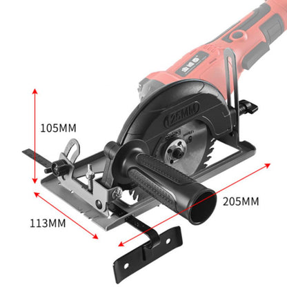 🛠️Amoladora angular de mano Base de corte de cuchillo giratorio