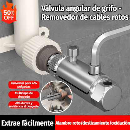 🔥【Compre 1 y obtenga 1 gratis】Extractor de rosca rota para válvula angular de grifo, grifo universal