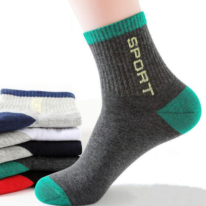 🧦Kúpte 5 kusov a získajte 5 kusov zadarmo【10 párov】Žiarivé, zápachu odolné a potuvzdorné športové ponožky pre mužov