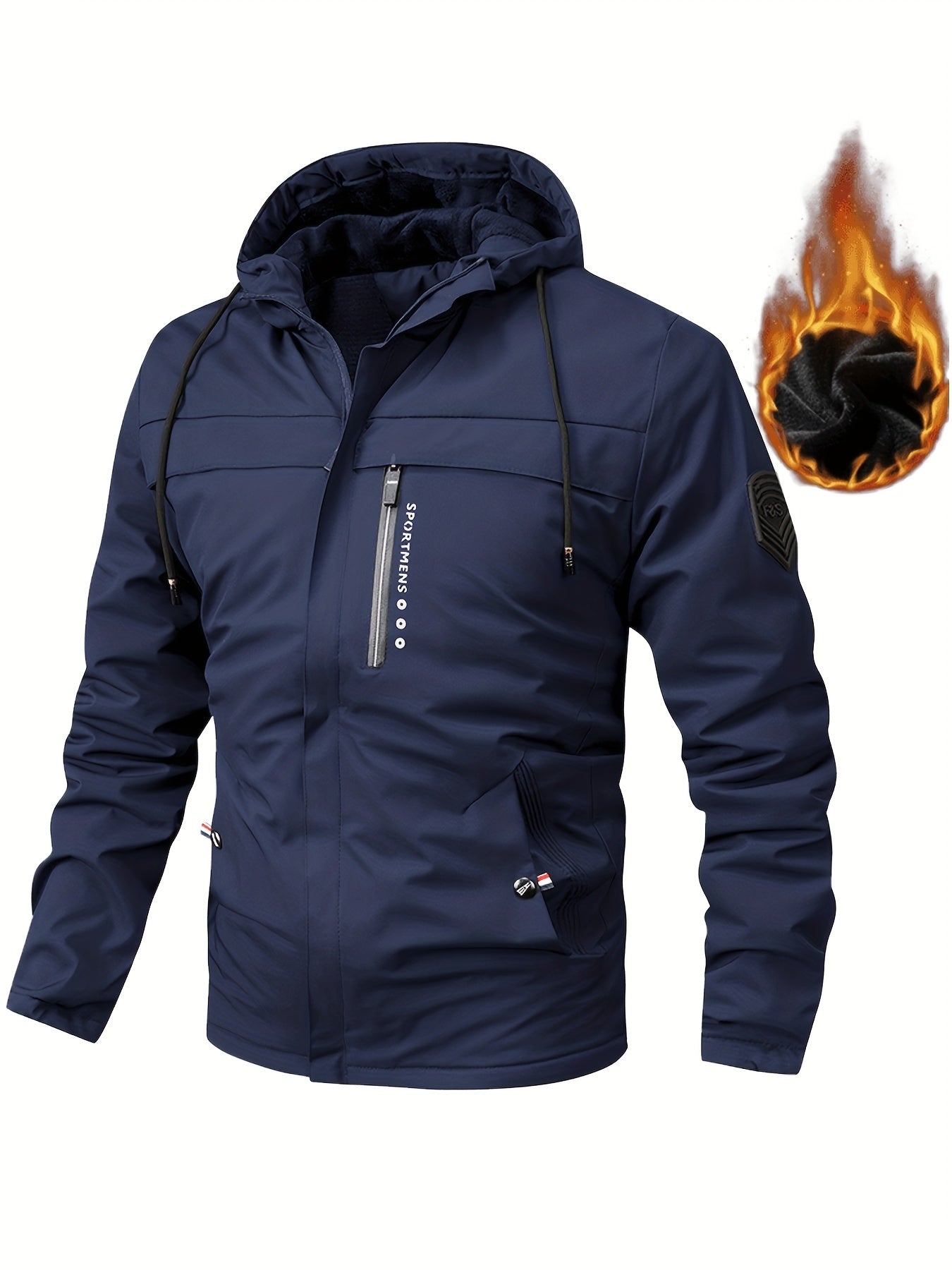 🧥 【XS-XL】Nueva chaqueta con capucha para hombre 2026 – forrada, abrigada, impermeable y perfecta para el invierno al aire libre 🔥
