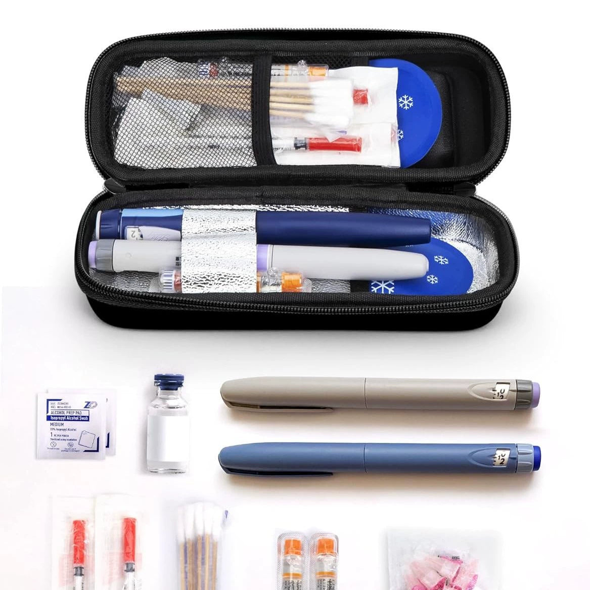 🎒❄️Caja refrigerada portátil para medicamentos sensibles con pantalla de temperatura
