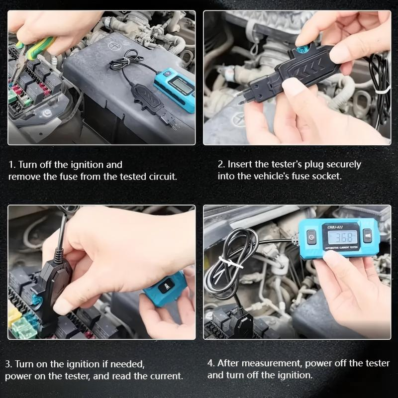 💥💥【Pago contra reembolso】🚗👍Comprobador de corriente portátil para automóviles