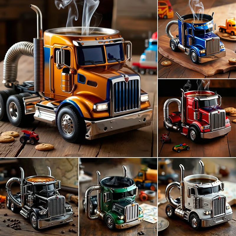 🚛Una taza única con forma de camión: ¡el regalo perfecto para los amantes del café y los camiones!
