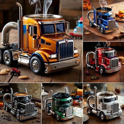 🚛Una taza única con forma de camión: ¡el regalo perfecto para los amantes del café y los camiones!