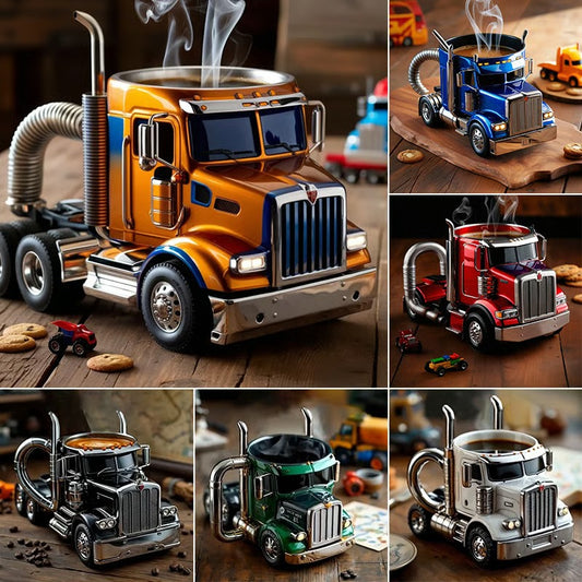 🚛Una taza única con forma de camión: ¡el regalo perfecto para los amantes del café y los camiones!