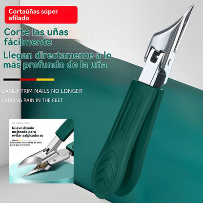 🔥【Compra 1 y recibe 1 gratis】🔥 Cortaúñas antisalpicaduras con borde inclinado de 25° (juego de 4 piezas)