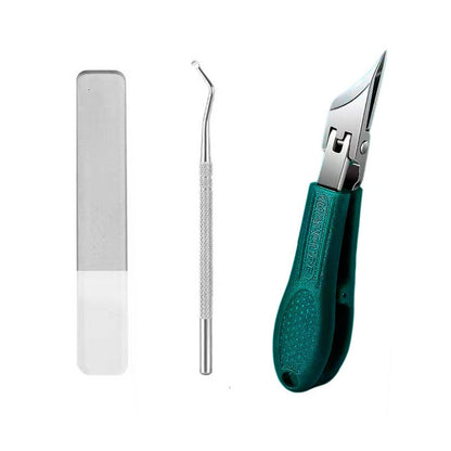 🔥【Zestaw trzech części】✂️💅Zupełnie nowe, ultracienkie, kątowe obcinaczki do paznokci, niezbędne do domowego manicure