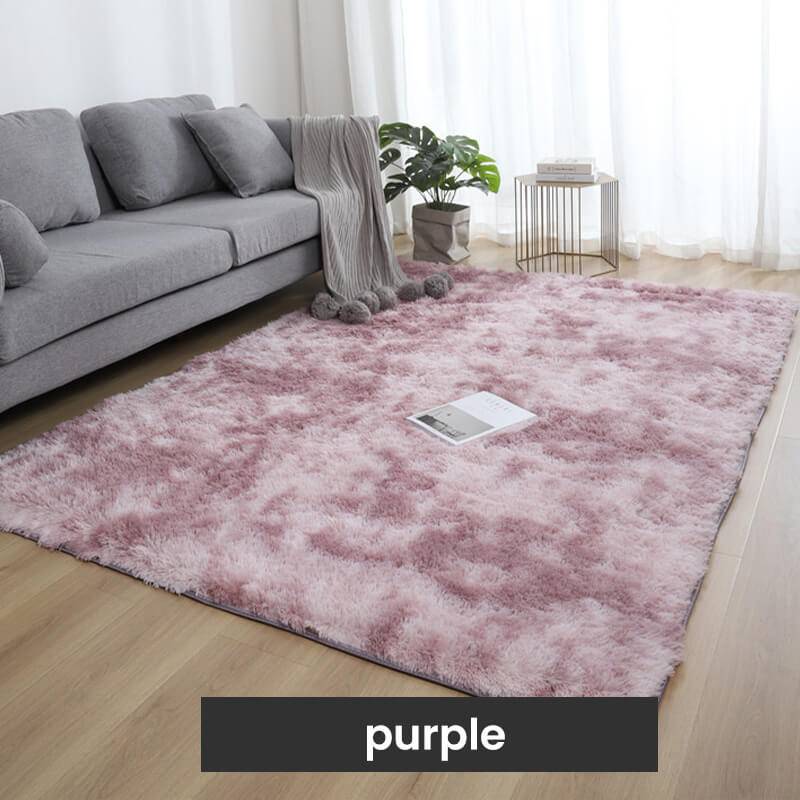 🌈【Alta calidad】🔥【100*200cm】Alfombra de felpa con degradado de color