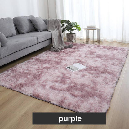 🌈【Alta calidad】🔥【100*200cm】Alfombra de felpa con degradado de color