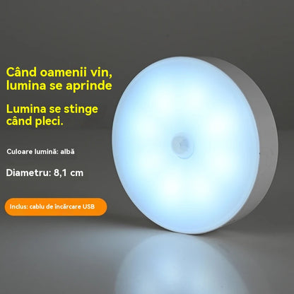 🏡💡【Compra 2 y llévate 2 gratis】Luz LED inteligente que detecta el cuerpo humano, fácil de cargar y práctica