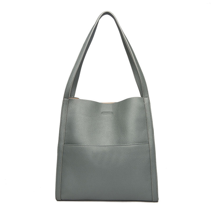 🔥👜👜【SLEVA 45 %】Nová měkká kožená taška přes rameno, jednoduchá, elegantní a prostorná na podzim a zimu