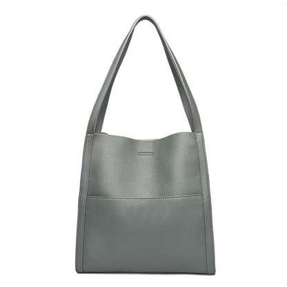 🔥👜👜【SLEVA 45 %】Nová měkká kožená taška přes rameno, jednoduchá, elegantní a prostorná na podzim a zimu
