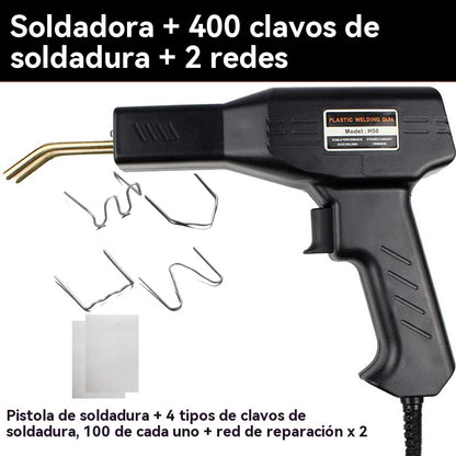 🔥🔥Pistola de soldadura termofusible multifuncional para reparación de grietas y fracturas de plástico