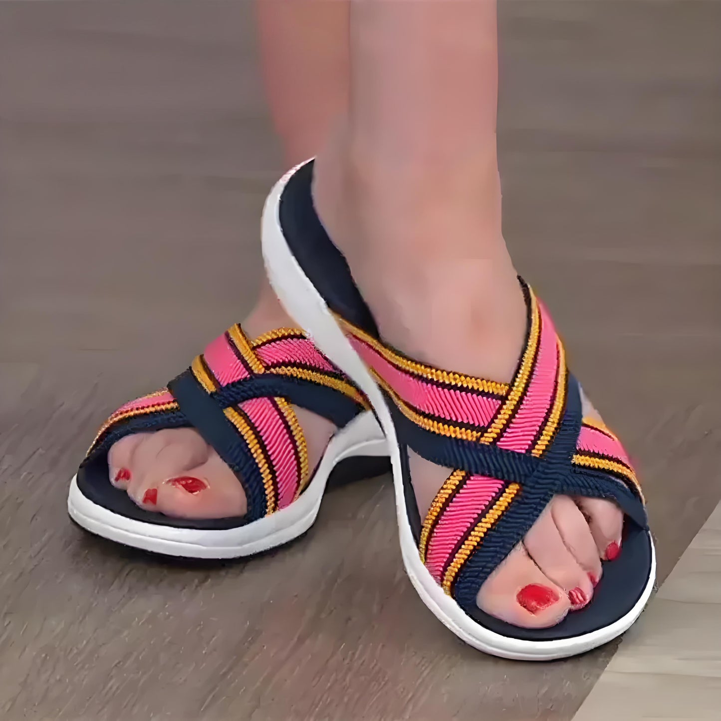 🔥🔥Dámské letní ortopedické sandály na platformě