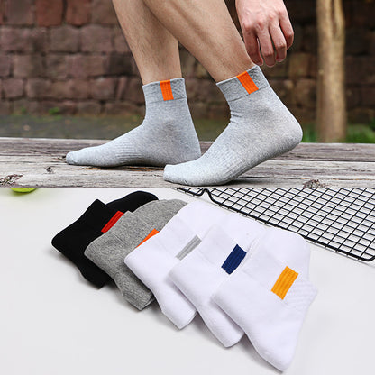 🧦Kúpte 5 kusov a získajte 5 kusov zadarmo【10 párov】Žiarivé, zápachu odolné a potuvzdorné športové ponožky pre mužov