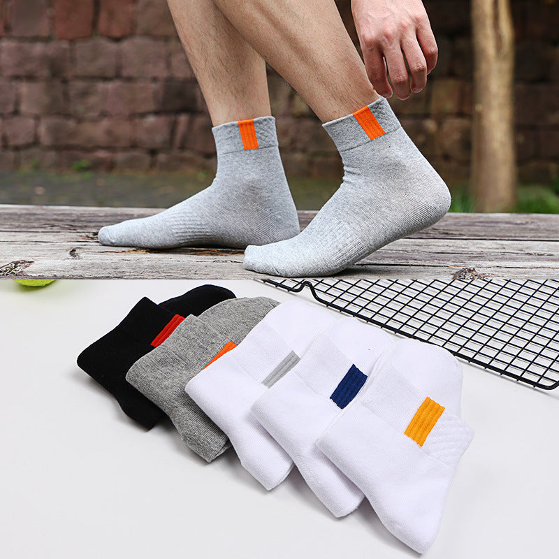 🧦Kúpte 5 kusov a získajte 5 kusov zadarmo【10 párov】Žiarivé, zápachu odolné a potuvzdorné športové ponožky pre mužov