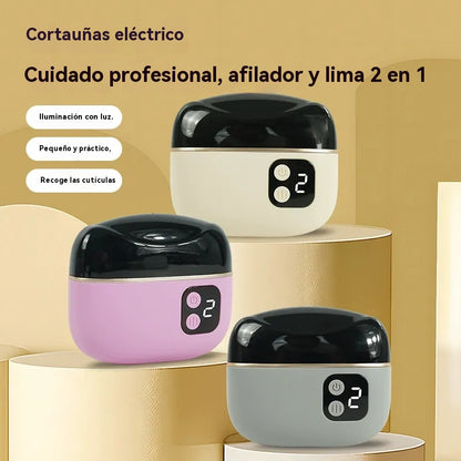 💅✨Lima de uñas eléctrica multifuncional, cortauñas eléctrico con protección antipellizcos