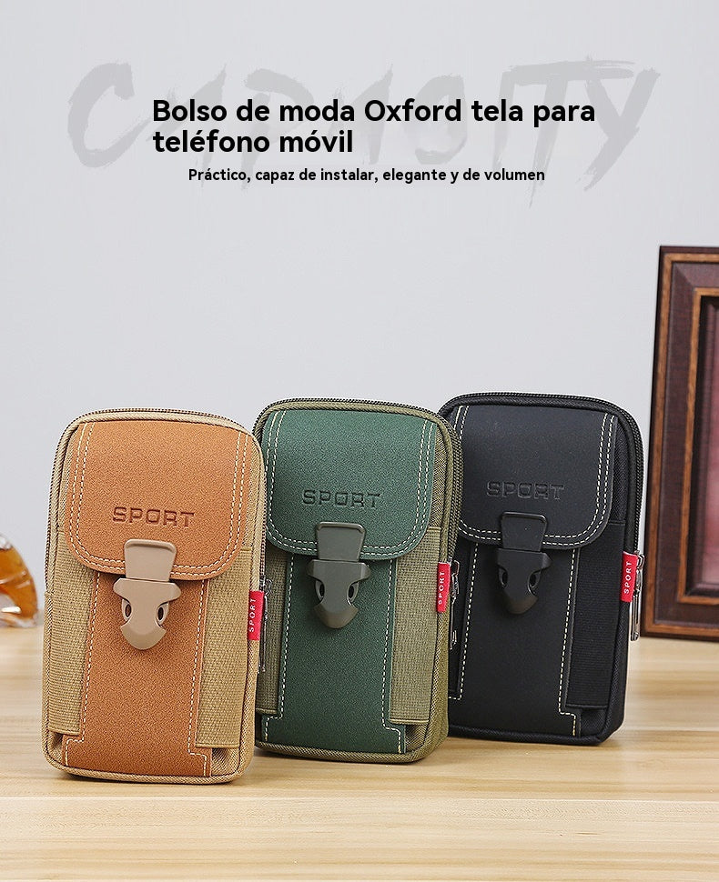 🔥【Compre 1 y obtenga 1 gratis】Bolsa casual de hombre para exteriores, bolsa de deporte para teléfono móvil
