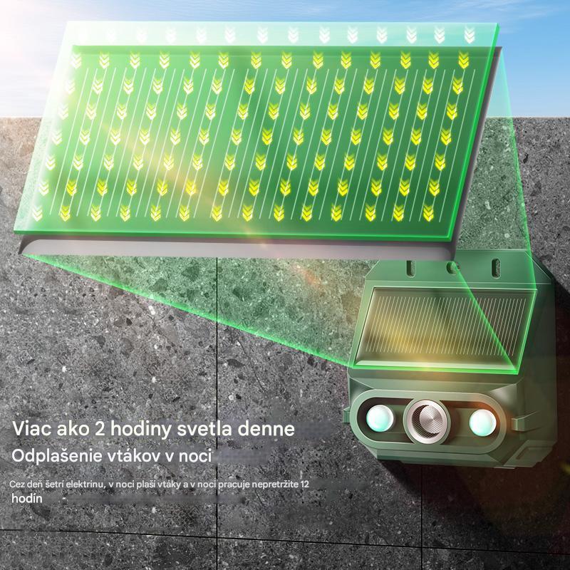 🔥【Pago contra reembolso】🔥Repelente solar ultrasónico para animales para exteriores: puede ahuyentar pájaros y animales.