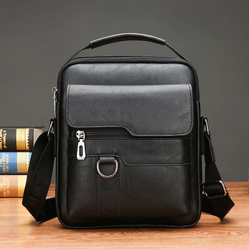 🔥👜【Descuento por tiempo limitado】🔥 Bolso de ocio de piel de vaca para hombre de moda