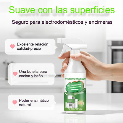 💦【¡Oferta por tiempo limitado!】Limpiador enzimático polivalente para la cocina y el hogar ✨🧼