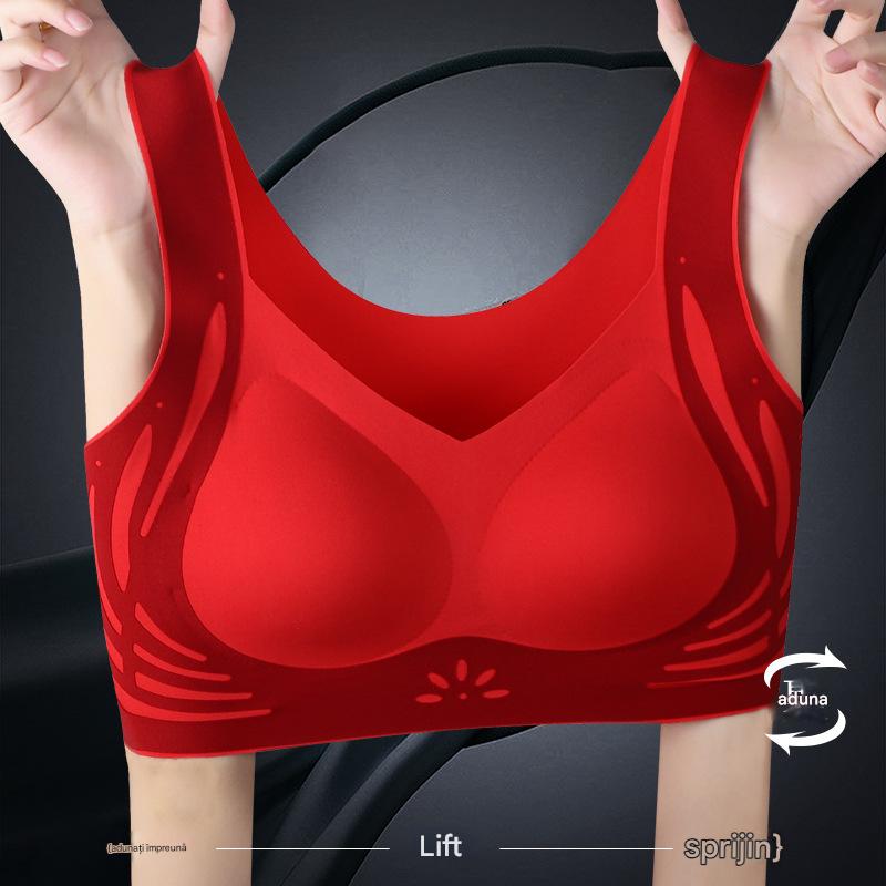 😍【Compra 1 y llévate 1 gratis】Sujetador push-up cómodo sin costuras estilo chaleco para mujer❤️【40-85 kg】