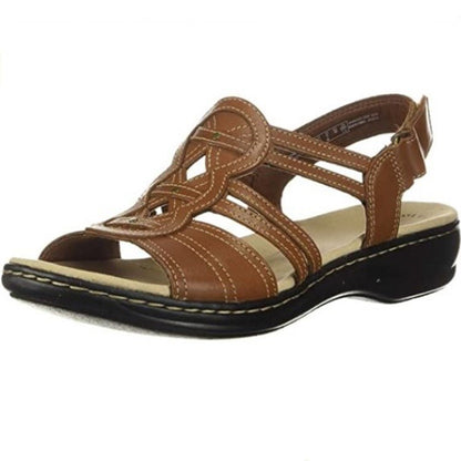 🔥【Bestseller】【35-43】Miękkie i wygodne skórzane sandały damskie-3917621
