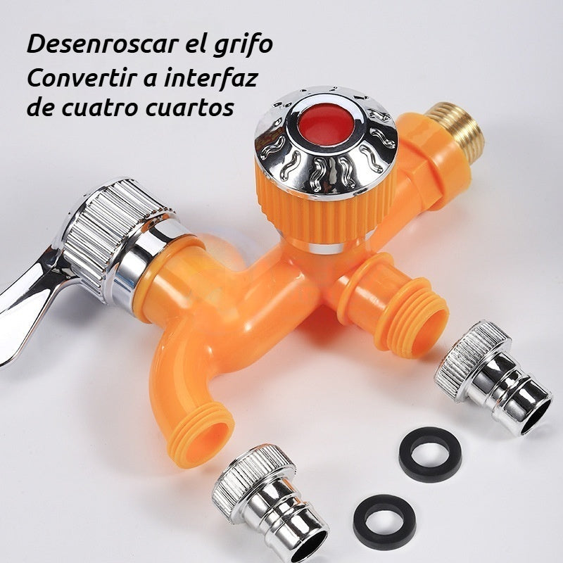 💥【Compra 1, llévate 1 gratis】💦Grifo anticongelante externo con doble control💦