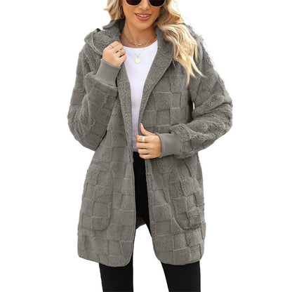 🌸 Nová zimní kolekce❄️ Dámská pohodlná bunda s kostkovaným flísem [S-5XL] ☃️ Sleva 50 %