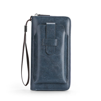 【50% OFF】💼Многофункционален мъжки портфейл, ръчно изработен от естествена кожа, в нов стил
