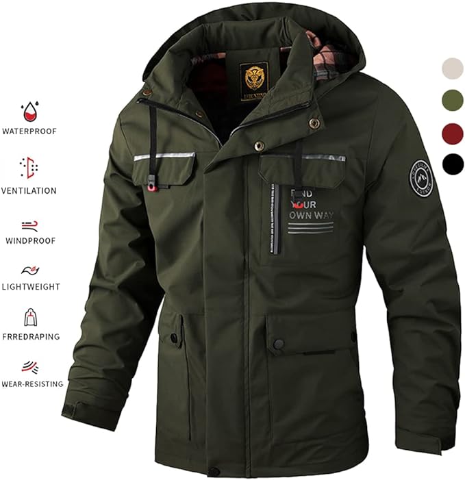 🔥🔥【Oferta de temporada -50%】Nueva chaqueta cálida de hombre para otoño e invierno-E