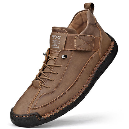 🔥【50% OFF】【38-48】Ležérní pánská obuv pro volný čas, pracovní obuv, outdoorová obuv, šitá obuv-3878870