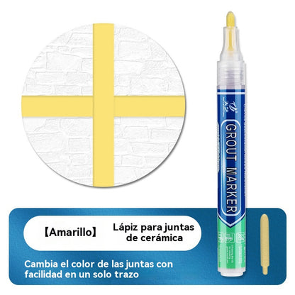 【Compra 2 y llévate 2 gratis】🔥Lápiz para lechada de baldosas de cerámica resistente al moho y al agua