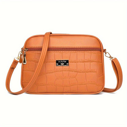 🔥👜Nová módní dámská crossbody kabelka 2025 brzy na jaře ---velká kapacita, jednoduchý styl, nastavitelný ramenní popruh