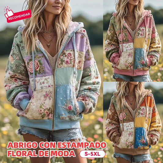 ✨🌸【S-5XL】Suéter mujer con capucha y estampado 3D moderno, cómodo y ligero para primavera y otoño