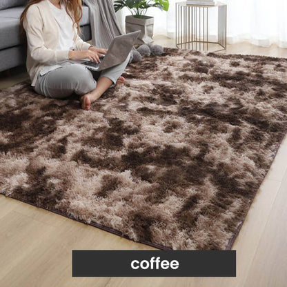 🌈【Alta calidad】🔥【100*200cm】Alfombra de felpa con degradado de color