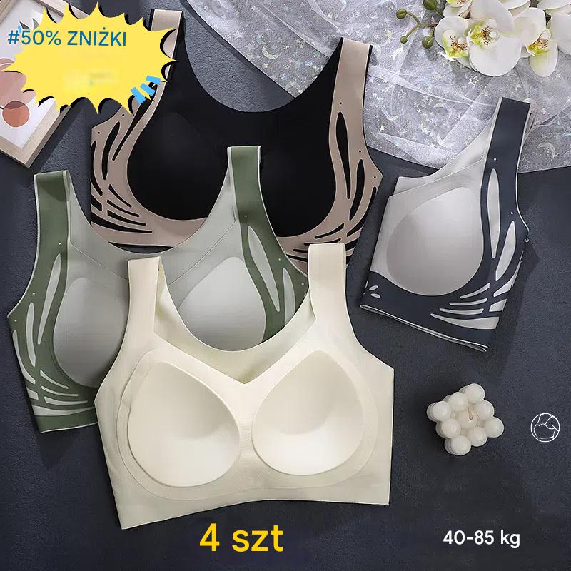 😍【Compra 1 y llévate 1 gratis】Sujetador push-up cómodo sin costuras estilo chaleco para mujer❤️【40-85 kg】
