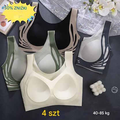 😍【Compra 1 y llévate 1 gratis】Sujetador push-up cómodo sin costuras estilo chaleco para mujer❤️【40-85 kg】