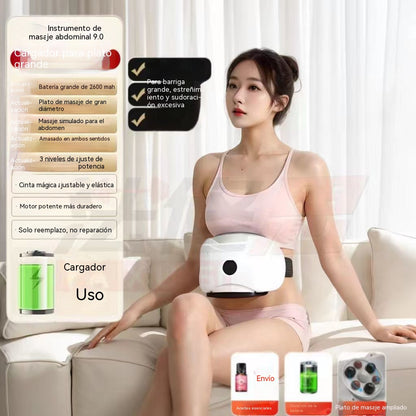 🔥Dispositivo masaje abdominal con vibración para relajación y uso diario en casa