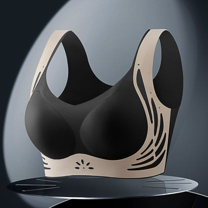 😍【Compra 1 y llévate 1 gratis】Sujetador push-up cómodo sin costuras estilo chaleco para mujer❤️【40-85 kg】