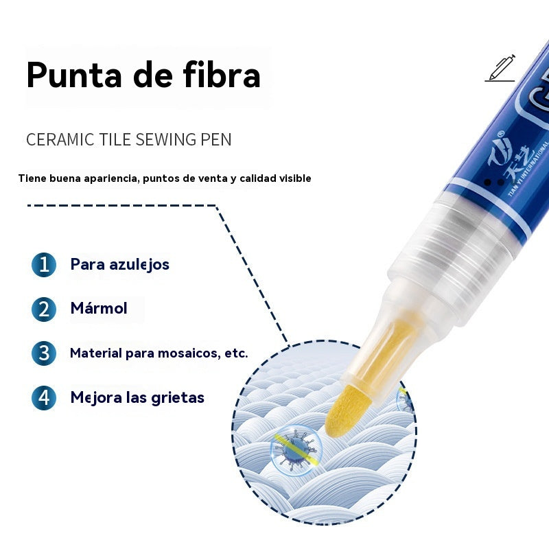 【Compra 2 y llévate 2 gratis】🔥Lápiz para lechada de baldosas de cerámica resistente al moho y al agua