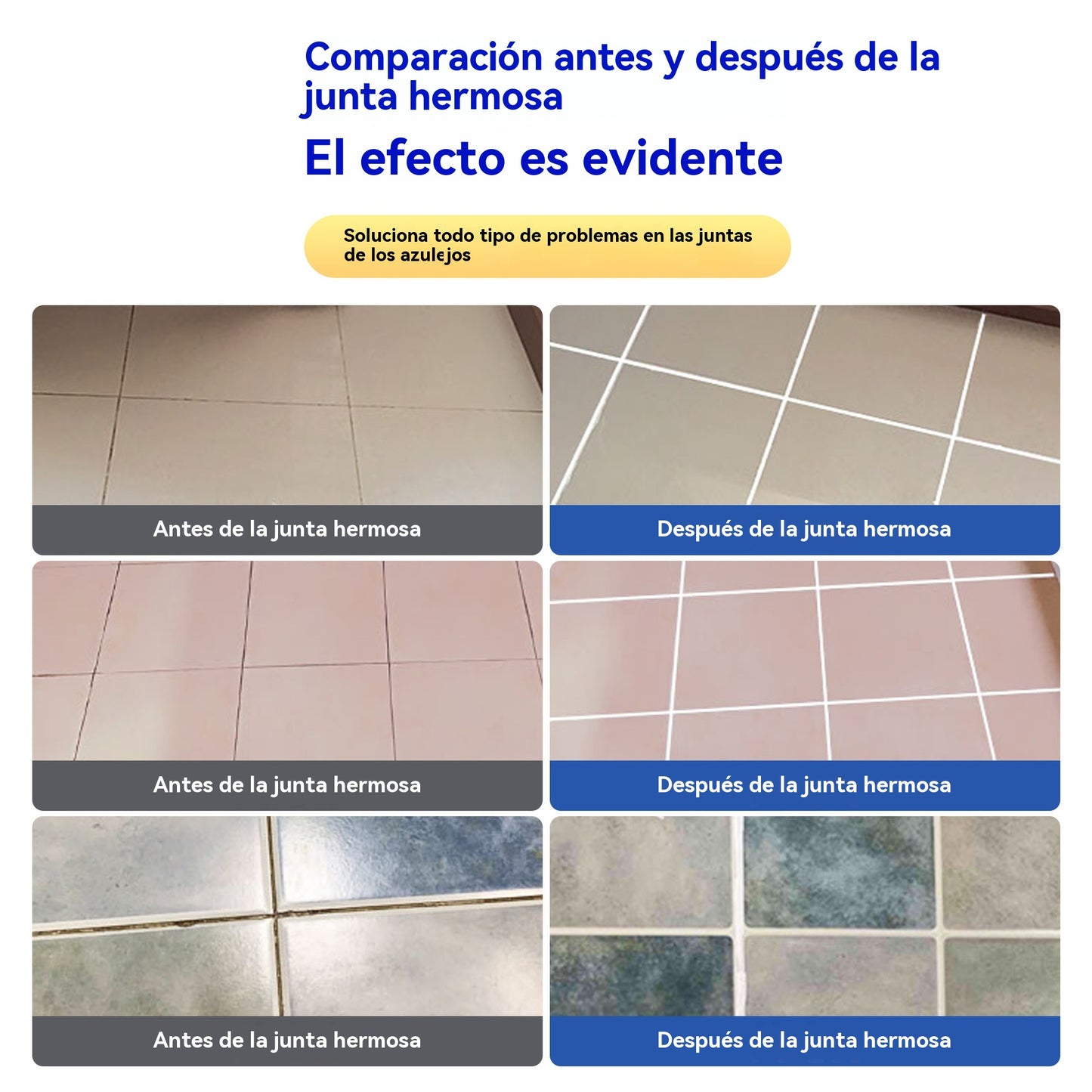 【Compra 2 y llévate 2 gratis】🔥Lápiz para lechada de baldosas de cerámica resistente al moho y al agua