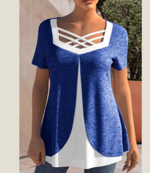 ❤️【S-5XL】Camiseta estampada de talla grande para el verano de 2026