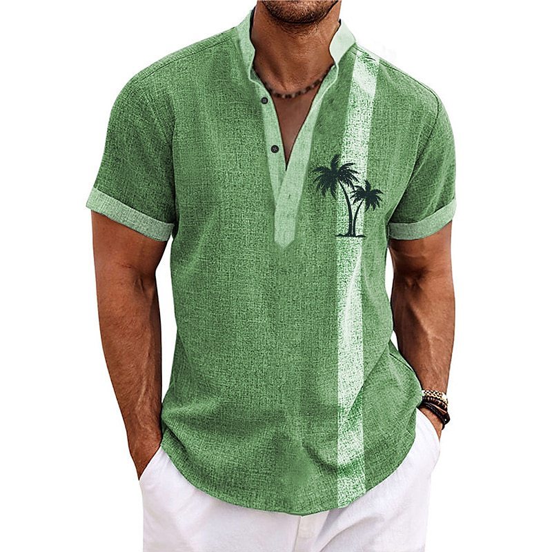 🧢🌴【S-6XL】Pánská ležérní košile 2025 ☀️ Z bavlny, ideální na dovolenou
