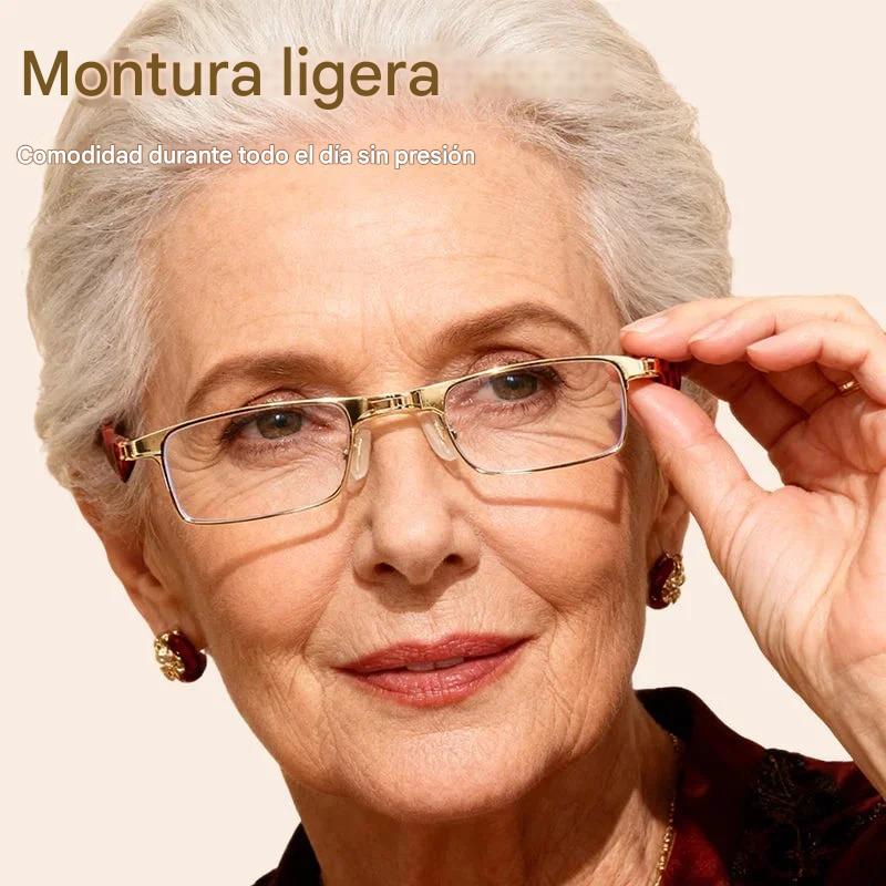 🔥【Venta caliente】Gafas de lectura plegables anti-luz azul y estuche para gafas