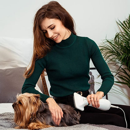 🐕🐱Cepillo secador 2 en 1 para perros y gatos, peina y seca rápido tu mascota