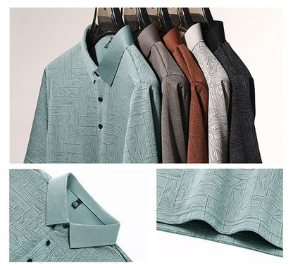 🔥【Nové pánské oblečení】【M-4XL】 Pánská pruhovaná polokošile s krátkým rukávem